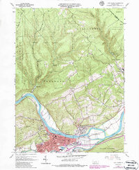 Download a high-resolution, GPS-compatible USGS topo map for Lock Haven, PA (1986 edition)