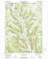 Download a high-resolution, GPS-compatible USGS topo map for Lottsville, PA (1989 edition)