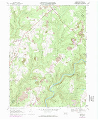 Download a high-resolution, GPS-compatible USGS topo map for Lucinda, PA (1984 edition)