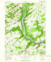 Download a high-resolution, GPS-compatible USGS topo map for Lumberville, PA (1961 edition)