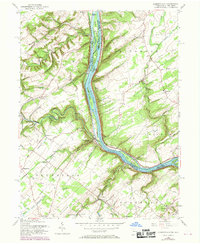 Download a high-resolution, GPS-compatible USGS topo map for Lumberville, PA (1969 edition)