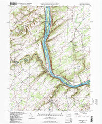 preview thumbnail of historical topo map of Bucks County, PA in 1997