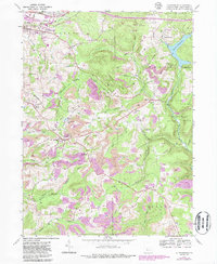 Download a high-resolution, GPS-compatible USGS topo map for Luthersburg, PA (1986 edition)