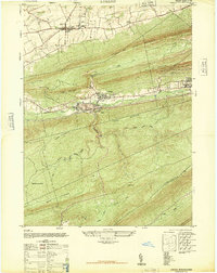 preview thumbnail of historical topo map of Lykens, PA in 1947