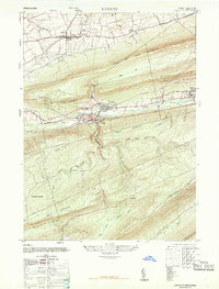 Download a high-resolution, GPS-compatible USGS topo map for Lykens, PA (1968 edition)