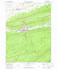preview thumbnail of historical topo map of Lykens, PA in 1969