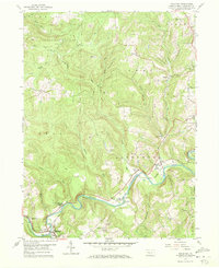 Download a high-resolution, GPS-compatible USGS topo map for Mahaffey, PA (1970 edition)