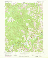 Download a high-resolution, GPS-compatible USGS topo map for Mahaffey, PA (1972 edition)