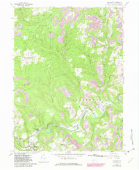Download a high-resolution, GPS-compatible USGS topo map for Mahaffey, PA (1982 edition)