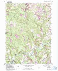 Download a high-resolution, GPS-compatible USGS topo map for Mahaffey, PA (1994 edition)