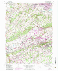 Download a high-resolution, GPS-compatible USGS topo map for Malvern, PA (1984 edition)
