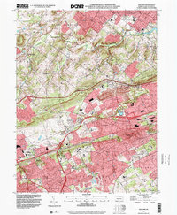Download a high-resolution, GPS-compatible USGS topo map for Malvern, PA (2001 edition)