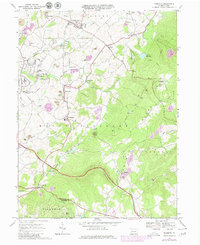 Download a high-resolution, GPS-compatible USGS topo map for Mammoth, PA (1980 edition)