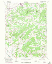Download a high-resolution, GPS-compatible USGS topo map for Manatawny, PA (1971 edition)
