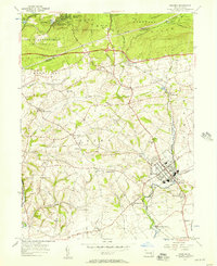 Download a high-resolution, GPS-compatible USGS topo map for Manheim, PA (1957 edition)