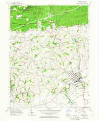 Download a high-resolution, GPS-compatible USGS topo map for Manheim, PA (1966 edition)