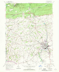Download a high-resolution, GPS-compatible USGS topo map for Manheim, PA (1971 edition)
