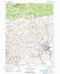 Download a high-resolution, GPS-compatible USGS topo map for Manheim, PA (1991 edition)