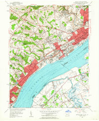 Download a high-resolution, GPS-compatible USGS topo map for Marcus Hook, PA (1964 edition)