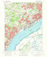 Download a high-resolution, GPS-compatible USGS topo map for Marcus Hook, PA (1970 edition)