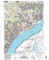 Download a high-resolution, GPS-compatible USGS topo map for Marcus Hook, PA (2000 edition)