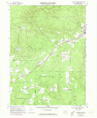 preview thumbnail of historical topo map of Forest County, PA in 1967