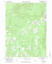 preview thumbnail of historical topo map of Forest County, PA in 1967
