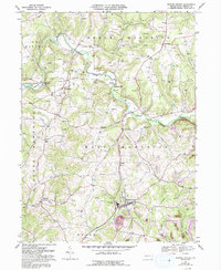Download a high-resolution, GPS-compatible USGS topo map for Marion Center, PA (1993 edition)