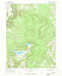 Download a high-resolution, GPS-compatible USGS topo map for Markleton, PA (1972 edition)