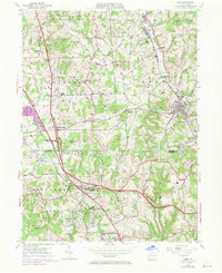 Download a high-resolution, GPS-compatible USGS topo map for Mars, PA (1970 edition)