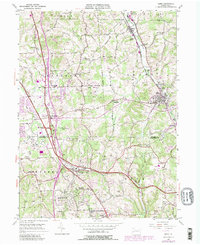 Download a high-resolution, GPS-compatible USGS topo map for Mars, PA (1980 edition)