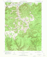 Download a high-resolution, GPS-compatible USGS topo map for Marshlands, PA (1970 edition)