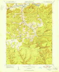 Download a high-resolution, GPS-compatible USGS topo map for Marshlands, PA (1950 edition)