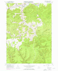 Download a high-resolution, GPS-compatible USGS topo map for Marshlands, PA (1976 edition)