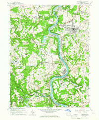 Download a high-resolution, GPS-compatible USGS topo map for Masontown, PA (1966 edition)