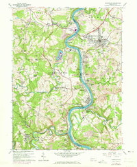 Download a high-resolution, GPS-compatible USGS topo map for Masontown, PA (1973 edition)