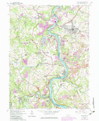 Download a high-resolution, GPS-compatible USGS topo map for Masontown, PA (1979 edition)