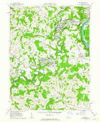 Download a high-resolution, GPS-compatible USGS topo map for Mather, PA (1963 edition)