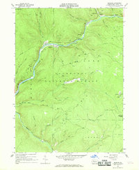 preview thumbnail of historical topo map of Forest County, PA in 1966