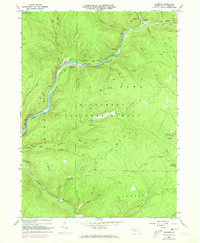 preview thumbnail of historical topo map of Forest County, PA in 1966