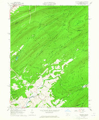 Download a high-resolution, GPS-compatible USGS topo map for Mc Alevys Fort, PA (1965 edition)