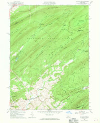 Download a high-resolution, GPS-compatible USGS topo map for Mc Alevys Fort, PA (1970 edition)