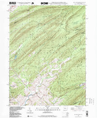 Download a high-resolution, GPS-compatible USGS topo map for Mc Alevys Fort, PA (1999 edition)