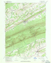 Download a high-resolution, GPS-compatible USGS topo map for Mc Clure, PA (1971 edition)