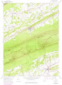 Download a high-resolution, GPS-compatible USGS topo map for Mc Clure, PA (1978 edition)