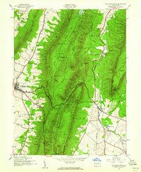 Download a high-resolution, GPS-compatible USGS topo map for Mc Connellsburg, PA (1960 edition)