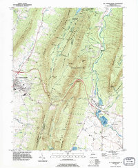 Download a high-resolution, GPS-compatible USGS topo map for Mc Connellsburg, PA (1995 edition)