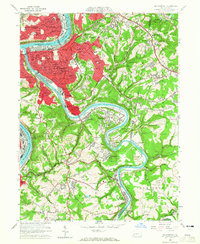 Download a high-resolution, GPS-compatible USGS topo map for Mc Keesport, PA (1965 edition)