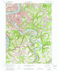 Download a high-resolution, GPS-compatible USGS topo map for Mc Keesport, PA (1979 edition)