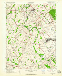 Download a high-resolution, GPS-compatible USGS topo map for Mc Sherrystown, PA (1960 edition)